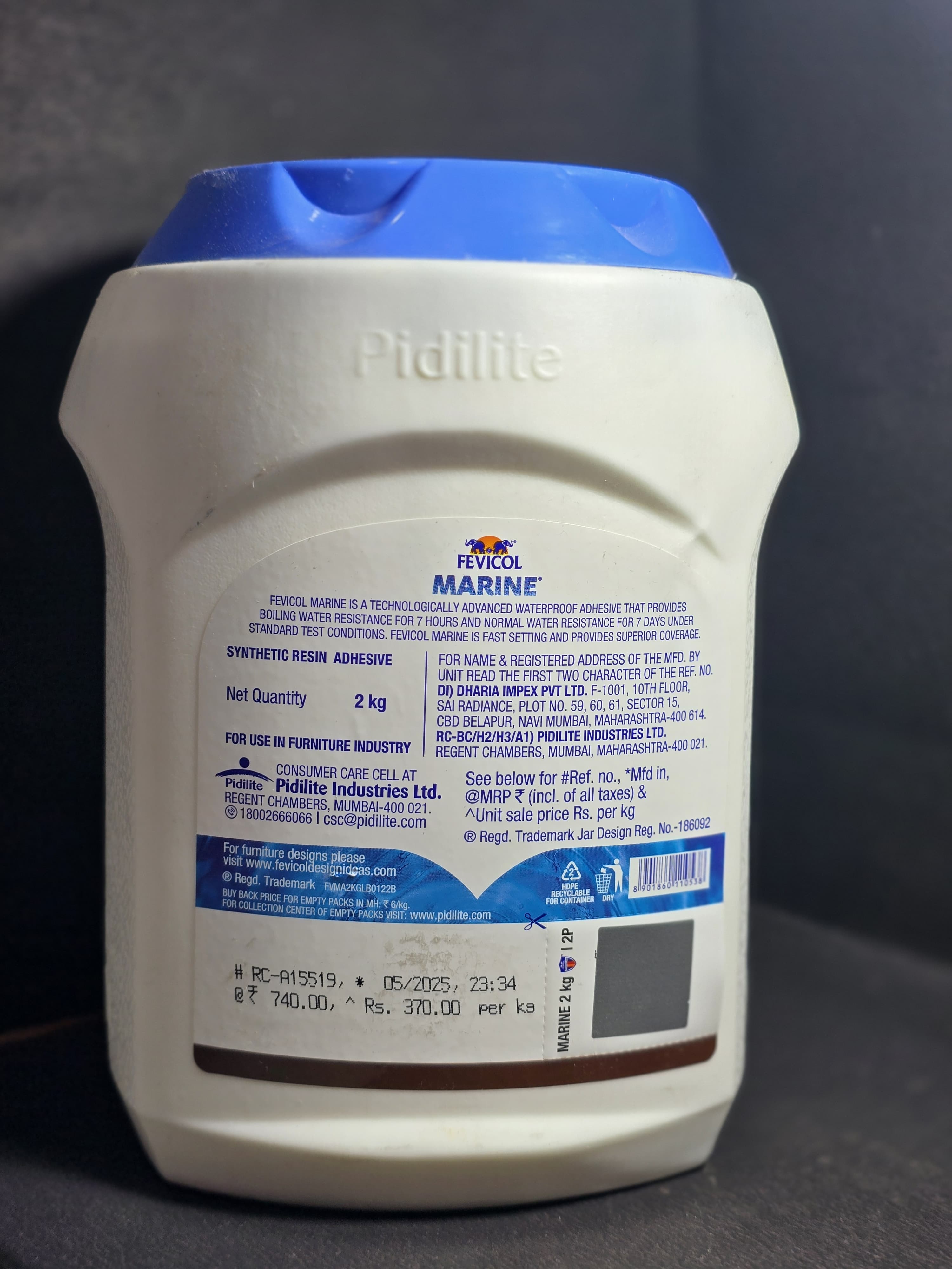 Fevicol Marine – Waterproof Adhesive