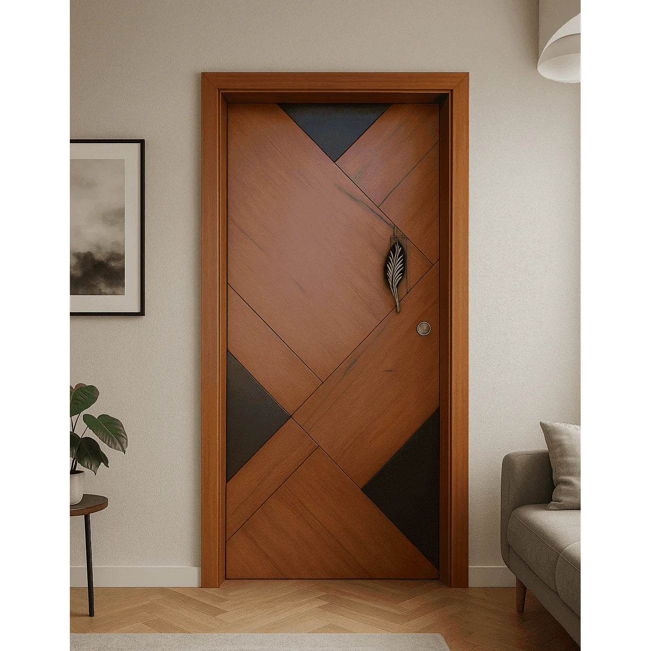 Cut Paste Mica Door – Modern Laminated Wooden Door for Home & Office